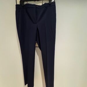 Michael Kors Collection   wool  midnight blue womens pant  size 10